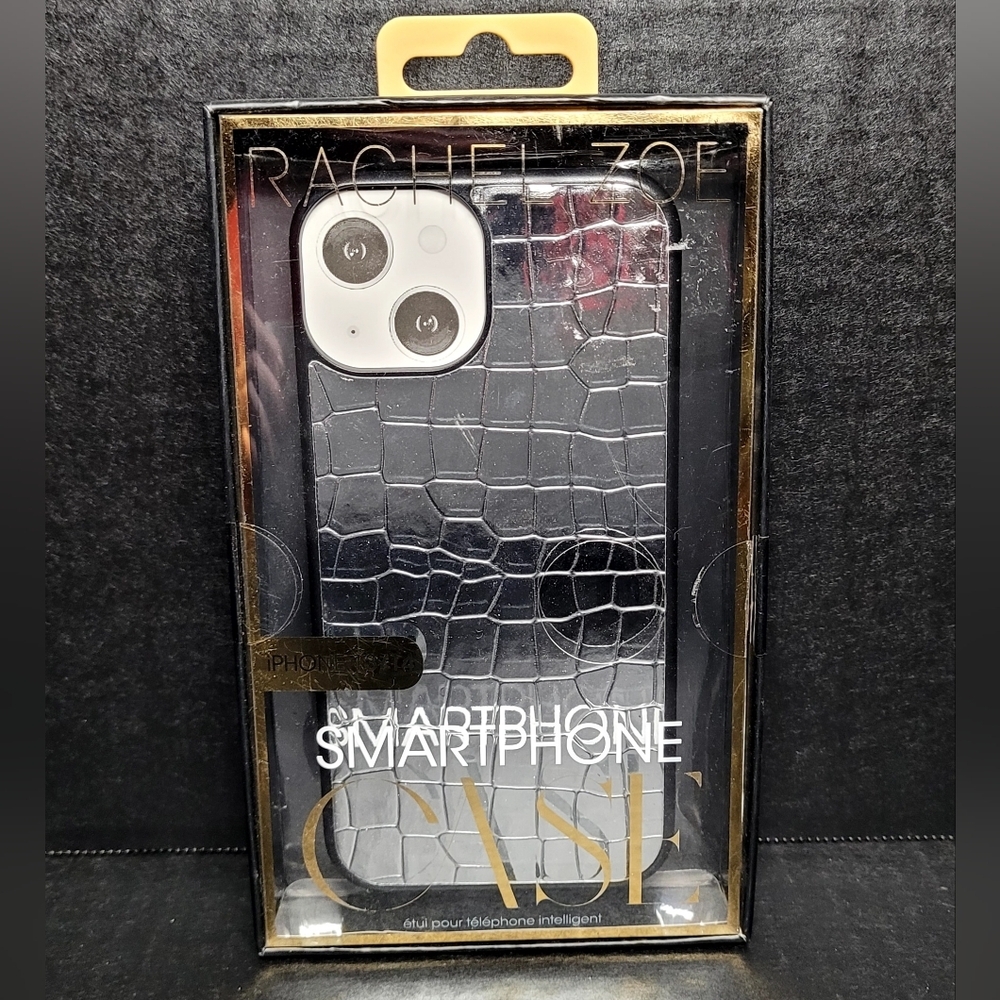 Rachel Zoe Metallic Silver Crocodile iPhone Case for iPhone 13/14